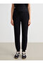 Xside Black Elastic Waist Women's Jogger Sweatpants W5I892Z8 - 4