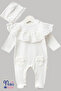 Baby Girl 3-Piece Hospital Discharge Set with Valon Collar - 2