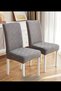 Chair Cover Lycra Flexible Washable 6Pcs Key Pattern Chair Cover Chair Cover - 2