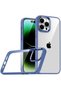 Mtxdpn Apple iPhone 15 Pro Max Silicone with Lens (114603) - Navy Blue