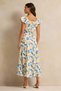 Women White Printed Dress - 3