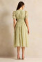 Women Green Sleeveless Embellished Dress - 3