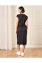 Women Black Midi Dress - 4