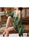 Women Satin 2-Piece Nightgown & Robe Set MG17 - 2