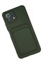 Mtxdpn Xiaomi Mi 11 Case Kelvin Silicone with Business Card - (135306) Dark Green - 2