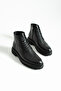 Men's Genuine Leather Eva Sole Lace-Up Waterproof Thick Sole Boots - 2