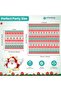 1 Pack (20 Pieces) Red White Green Snowflake Pine Tree Patterned Napkins Christmas Ornament - 6