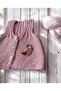 Baby Hand Knitted Vest Pink Glitter Thread Mermaid Decoration 0-9 Months - 2