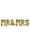 Mr & Mrs Foil Balloons Set