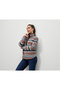 Women's Fleece Sweater, All Printed - 3