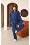 Oversized Modal Fabric Tracksuit Set with Tassel Detail - 2