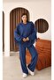 Oversized Modal Fabric Tracksuit Set with Tassel Detail - 7