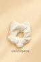 Cat Ear Plush Scrunchie 2-Piece Hair Clip Set Children's Rubber Hair Clip - 3