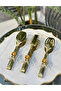 3-Piece Bud-Flower Tongs Set Salad & Pasta & Pastry Serving Presentation Food Tongs