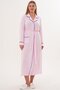 Mecit 6309 Pink Women's Long Dressing Gown