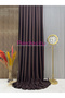Natural Linen Bohemian Style Dark Brown Background Curtain 1X3, No Need to Iron Often, Suitable for Any Room