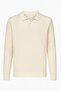 Men's Beige Collared Knitwear Men's Knitwear Sweater Collared Men's Sweater