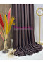 Natural Linen Bohemian Style Dark Brown Background Curtain 1X3, No Need to Iron Often, Suitable for Any Room - 3