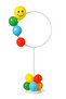 170 cm High, 80 cm Diameter Circle Balloon and Decoration Stand (Excluding Balloons) - 5