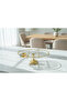 Lüxs Metal Leg Gold Oval Butterfly Shape Presentation Tray & Cookie Bowl