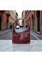 Casual Women's Shoulder Bag with Knitted Detail - 3