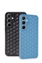 Mtxdpn Samsung Galaxy A25 5g Case Honeycomb Silicone Cover (204636) - Blue - 3