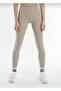 Tek'Li Yüksel Bel Corded Fabric Shaping / Sculpting Interlock Knitted Women's Tights - 2