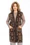 Women's Classic Ethnic Pattern Knitwear Knitted Kilim Mother Vest 1052 Long
