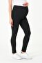 Maternity Winter Leggings, Full Lycra Fleece-Lined Warm Fabric, Adjustable Waist - 2