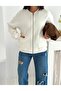 Zippered 3 Thread College Sweatshirt - 3