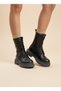 Women's Boots Non-Slip Thermo Sole Water Resistant Zippered Lace-Up Full Mold - 5