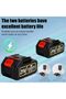 Cordless Leaf Blower with 2 Batteries & Charger, 290,000 RPM, 400W, Folding Lightweight Turbo Jet - 3