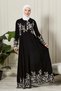Mevlana Skirt Viscose Fabric Hijab Clothing Mother's Dress Prayer Dress Wide Fit Hijab Dress - 4