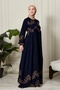 Mevlana Skirt Viscose Fabric Hijab Clothing Mother's Dress Prayer Dress Wide Fit Hijab Dress - 5