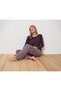 Women's Pajama Set, Jersey, Basic - 2