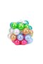 Set de 40 de bile decorative pentru copii, TechnoK, multicolore