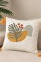 Comfort Series Punch Embroidered Linen Throw Pillow Cover 43X43 cm - 2