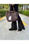 Women's New Season 3-Compartment Soft Leather Luxurious and Stylish Touch Hand & Shoulder Bag Shoulder Bag - 8