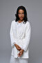 Women's Ecru Jacquard Lace Winter Special Design Maternity Maternity Dressing Gown Pajama Set