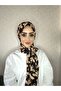 Dp8 Patterned Pera Ready-To-Wear Shawl with Snap Fasteners from the Chin Gold - 4