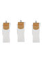 3-Piece Winter Women's Wool Sleeping Socks Soft Touch Ecru Color Heat Retaining Socks - 2