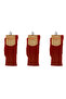 3-Piece Winter Women's Wool Sleeping Socks Soft Touch Bord Color Heat Retaining Socks - 6