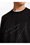 Crew Neck Black Men's Sweatshirt Gu25Mfw08031 - 4