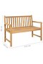 Garden Bench 114 cm Solid Teak Wood - 3