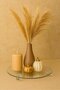 Decorative Glass Tray Crystal - Diamond Round Model Glass Presentation Stand / Organizer with Ball Feet - 2