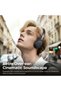 Space Lite Over-Ear Hybrid Active Noise Cancelling Headphones, Bluetooth 5.4 Foldable Wireless Headset, 45.5H Playtime, 30mm Drivers On Ear Headphones with Spatial Audio, Quick charge - 5