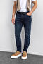 Dark Navy Slim Fit Denim Pants - 5