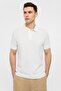 White Polo Neck Regular Fit T-Shirt - 2