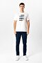 Navy Blue Slim Fit Cotton Side Pocket Chino Trousers