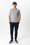 Anthracite Regular Fit 100% Cotton Crew Neck T-Shirt - 6